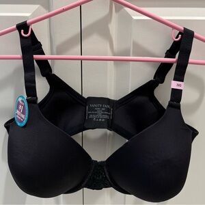 Vanity Fair Black Women's Plus Size Bra